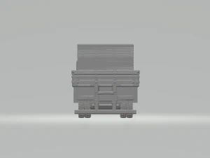 Scania 143 flatbed 3D Print Model
