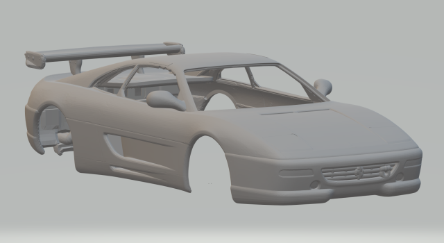 Ferrari 355 race car Modelo de Impressão 3D .c4d .max .obj .3ds .fbx .stl .blend 