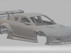 Mazda rx 8 rocket 3D प्रिंट मॉडल