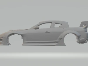 Mazda rx 8 rocket 3D Print Model