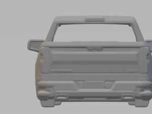 CHEVROLET SILVERADO 3Dプリントモデル
