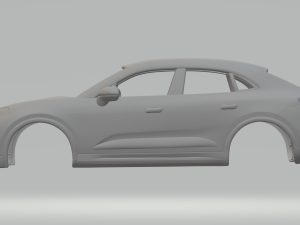 Porsche macan 3Dプリントモデル