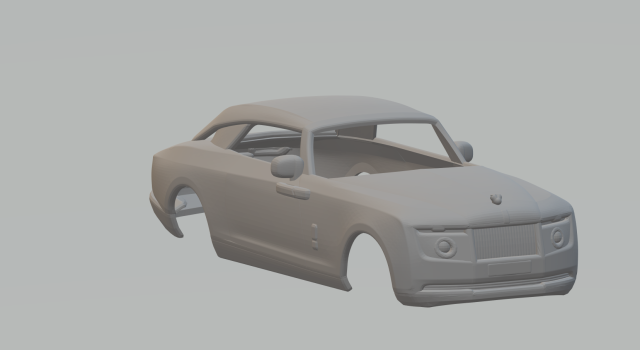 Boat tail car 3D Baskı Modeli .c4d .max .obj .3ds .fbx .stl .blend