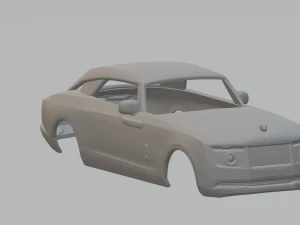 Coche de cola de barco Modelo de impresión 3D