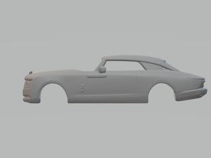 Boat tail car 3D Baskı Modeli