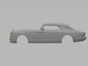 Boat tail car 3D Print Model