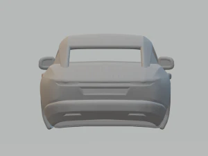 Boat tail car 3D Print Model
