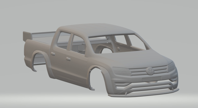 Amarok race car 3D-printmodel .c4d .max .obj .3ds .fbx .stl .blend 