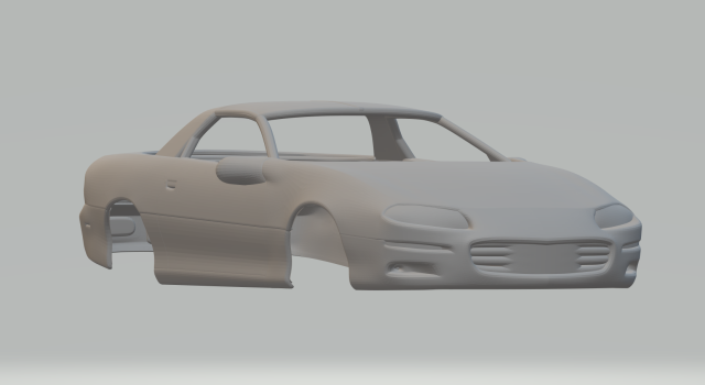 Camaro mk4 3D 프린트 모델 .c4d .max .obj .3ds .fbx .stl .blend 
