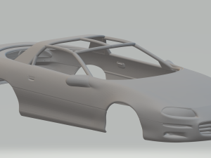 Camaro mk4 targa open 3D Baskı Modeli