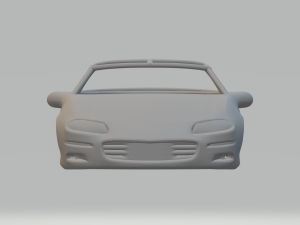 Camaro mk4 targa open 3D Baskı Modeli