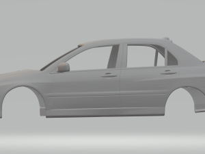 Lancer evo 3D Print Model