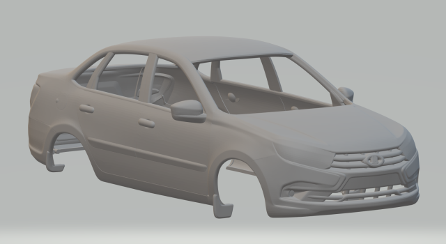 Vaz lada granta Modelo de impresión 3D .c4d .max .obj .3ds .fbx .stl .blend 
