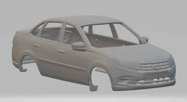 Vaz lada granta 3D Print Model .c4d .max .obj .3ds .fbx .stl .blend 