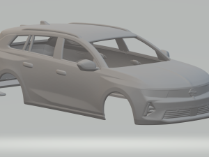 Opel astra wagon 3D प्रिंट मॉडल
