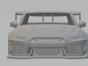 Nissan gtr custom 3D Print Model