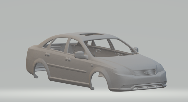 Daewoo Gentra Modelo de impresión 3D .c4d .max .obj .3ds .fbx .stl .blend 