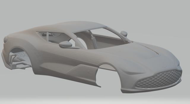 Aston Martin Vanquish zagato 3Dプリントモデル .c4d .max .obj .3ds .fbx .stl .blend 