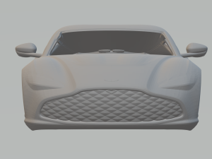 Aston Martin Vanquish zagato 3Dプリントモデル