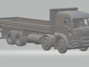 CARGO 8X4 FLATBED 3D प्रिंट मॉडल