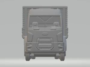 CARGO 8X4 FLATBED 3D Print Model