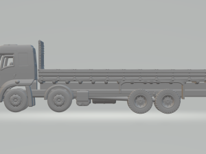 CARGO 8X4 FLATBED Modelo de Impressão 3D