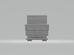 CARGO 8X4 FLATBED Modelo de Impressão 3D