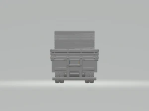 CARGO 8X4 FLATBED 3D Print Model