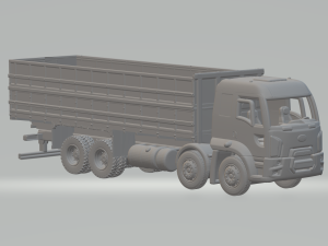 Cargo 8x4 transport grain 3D 打印模型