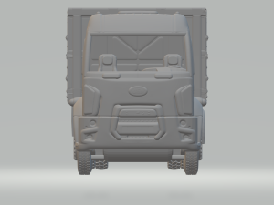 Cargo 8x4 transport grain Modello di stampa 3D
