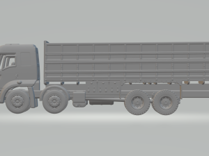 Cargo 8x4 transport grain Modello di stampa 3D
