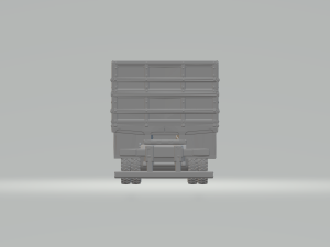 Cargo 8x4 transport grain Modello di stampa 3D
