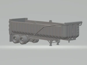 TRAILER FRUEHAUF DUMPER 3D Print Model