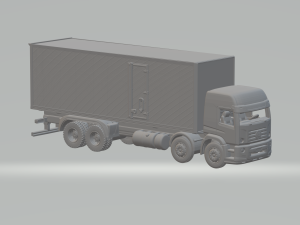 VOLKSWAGEN COSTELLATION 8X4 BOX 3D Print Model