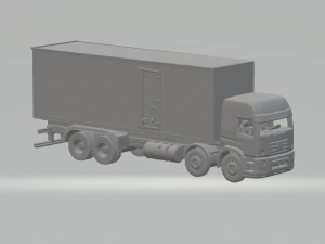 VOLKSWAGEN CONSTELLATION 8X4 KUTUSU 3D Baskı Modeli