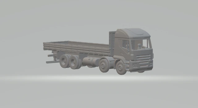 Iveco 8x4 3D Print Model .c4d .max .obj .3ds .fbx .stl .blend 