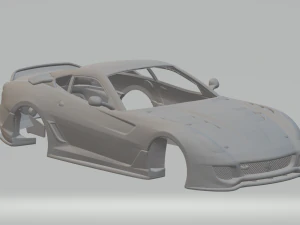 Ferrari 599xx 3D Print Model