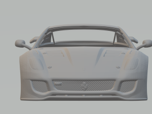 Ferrari 599xx 3D-Druckmodell