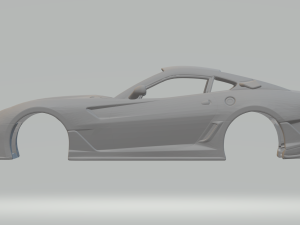 Ferrari 599xx 3D-Druckmodell