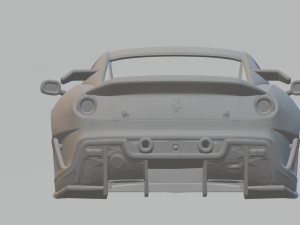 Ferrari 599xx 3D-Druckmodell