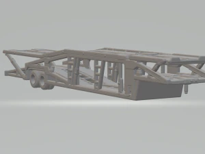 輸送用トレーラー 米国サンバレー 3Dプリントモデル