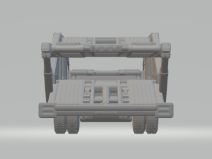 Transport trailer usa sun valley Modello di stampa 3D