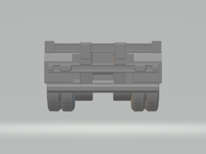 Container transport trailer euro Model do druku 3D