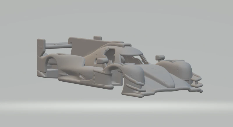 Oreca 07 3D Print Model .c4d .max .obj .3ds .fbx .stl .blend 