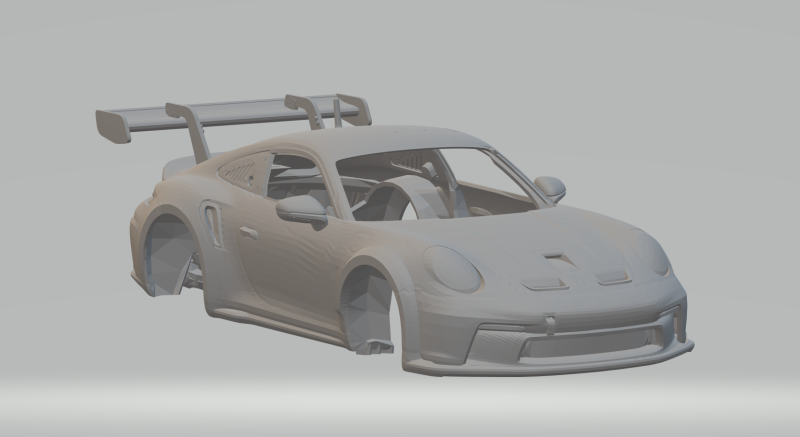 PORSCHE 911 992 CUP Modello di stampa 3D .c4d .max .obj .3ds .fbx .stl .blend 