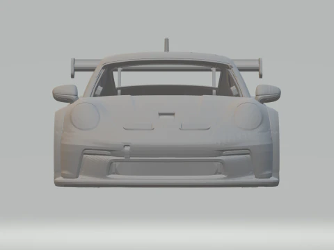 PORSCHE 911 992 CUP 3D Print Model
