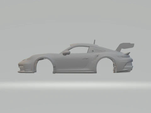 PORSCHE 911 992 CUP 3D Print Model