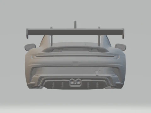 PORSCHE 911 992 CUP 3D Print Model
