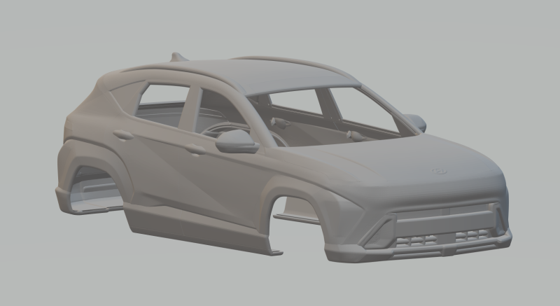 Hyundai kona 3D Print Model .c4d .max .obj .3ds .fbx .stl .blend