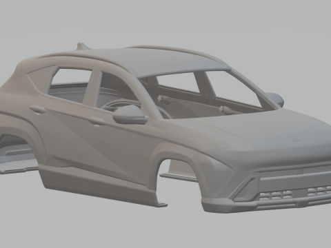 Hyundai kona 3Dプリントモデル